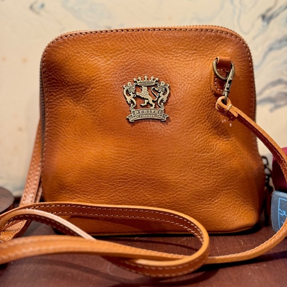 Pratesi Authentic Genuine Leather Crossbody - Picture 1 of 5